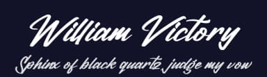 William Victory by Letterena Studios — Script Handwritten Font — thumbnail 2