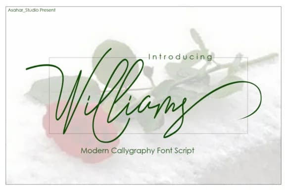 Williams Font by AsaharStudio — Script Handwritten Font