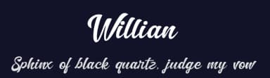Willian by Lettersiro Studio — Script Handwritten Font — thumbnail 2