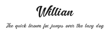 Willian by Lettersiro Studio — Script Handwritten Font — thumbnail 1