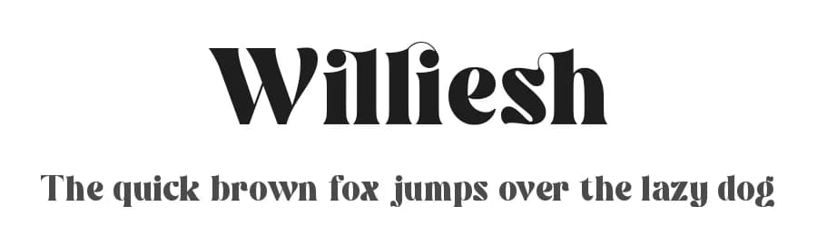 Williesh by Almarkhatype — Serif Font