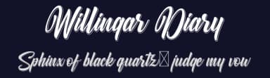 Willingar Diary by Kotak Kuning Studio — Script Handwritten Font — thumbnail 2
