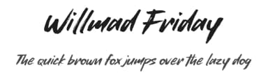 Willmad Friday by Lettersiro Studio — Script Handwritten Font — thumbnail 1