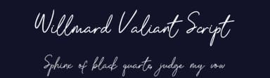 Willmard Valiant Script by UI Creative — Script Handwritten Font — thumbnail 2