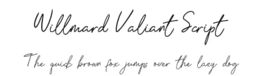 Willmard Valiant Script by UI Creative — Script Handwritten Font — thumbnail 1