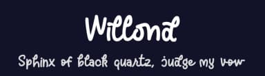 Willond by Zeenesia Studio — Script Handwritten Font — thumbnail 2