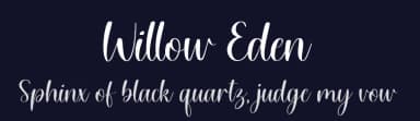 Willow Eden by Balpirick Studio — Script Handwritten Font — thumbnail 2