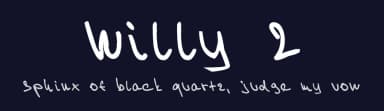 Willy 2 by Milo Kunst — Script Handwritten Font — thumbnail 2