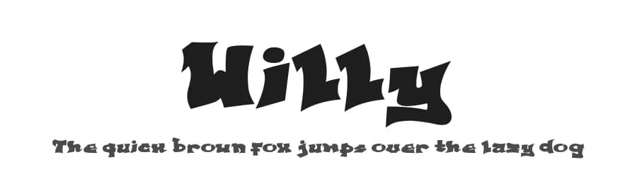 Willy by Display Studio — Script Handwritten Font