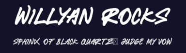 Willyan Rocks by Kotak Kuning Studio — Script Handwritten Font — thumbnail 2