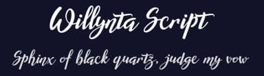Willynta Script by Patria Ari Typestudio — Script Handwritten Font — thumbnail 2