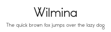 Wilmina by GUD - Ohmyfont — Sans Serif Font — thumbnail 1