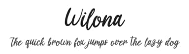 Wilona by Graphix Line Studio — Script Handwritten Font — thumbnail 1