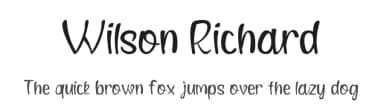 Wilson Richard by Cris Designs — Script Handwritten Font — thumbnail 1