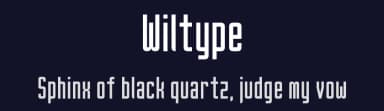 Wiltype by GGBotNet — Sans Serif Font — thumbnail 2