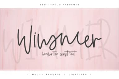 Wimmer Font by BennyDesigns — Script Handwritten Font — thumbnail 1