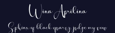 Wina Aprilina by Hishand Studio — Script Handwritten Font — thumbnail 2
