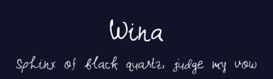 Wina by matafanaku — Script Handwritten Font — thumbnail 2