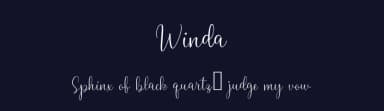 Winda by selawetype — Script Handwritten Font — thumbnail 2