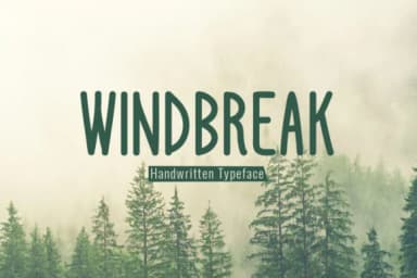 Windbreak Font by Spanking Fonts — Script Handwritten Font — thumbnail 1