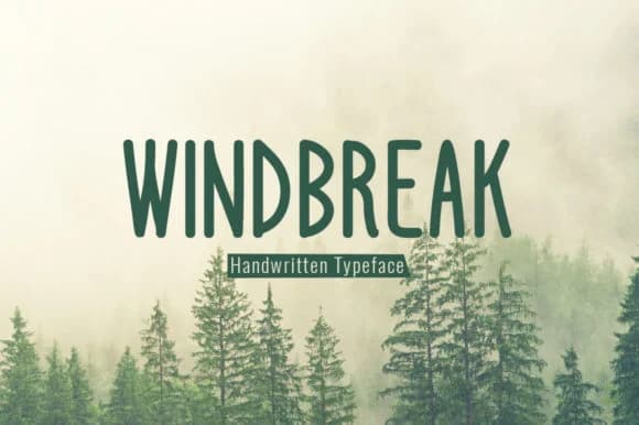 Windbreak Font by Spanking Fonts — Script Handwritten Font