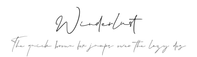 Winderlust by FallenGraphic Studio — Script Handwritten Font