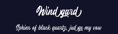 Windgard by Runsell Studio — Script Handwritten Font — thumbnail 2