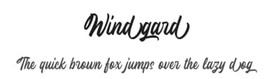 Windgard by Runsell Studio — Script Handwritten Font — thumbnail 1