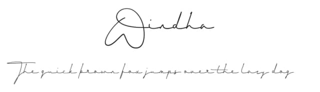Windha by Febri_Creative — Script Handwritten Font