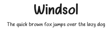 Windsol by Valiant Project — Script Handwritten Font — thumbnail 1