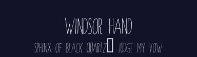 Windsor Hand by Skyhaven Fonts — Script Handwritten Font — thumbnail 2