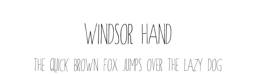 Windsor Hand by Skyhaven Fonts — Script Handwritten Font