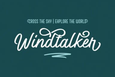Windtalker Font by locomotype — Script Handwritten Font — thumbnail 1