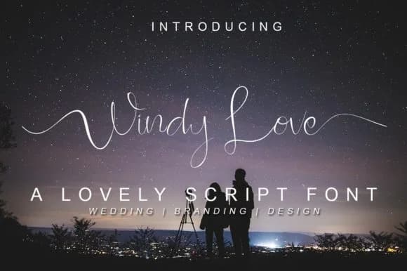 Windy Love Font by famco.typefoundry — Script Handwritten Font