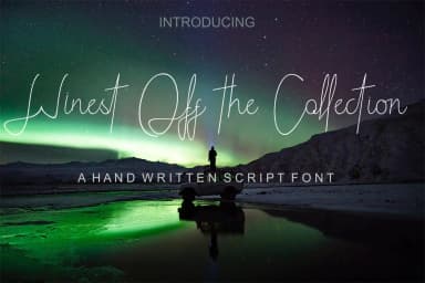 Winest off the Collection Font by varennew — Script Handwritten Font — thumbnail 1