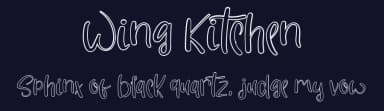 Wing Kitchen by One Design — Script Handwritten Font — thumbnail 2