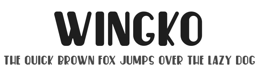 Wingko by Sabrcreative — Sans Serif Font