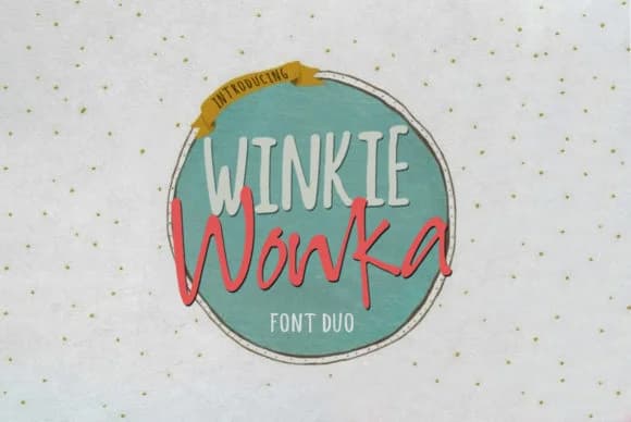 Winkie Wonka Duo Font by I Do Not Sleep — Script Handwritten Font