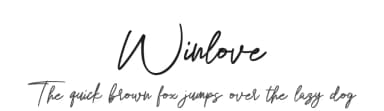 Winlove by Fontherapy — Script Handwritten Font — thumbnail 1