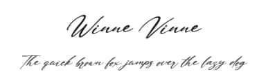 Winne Vinne by Kong Font — Script Handwritten Font — thumbnail 1