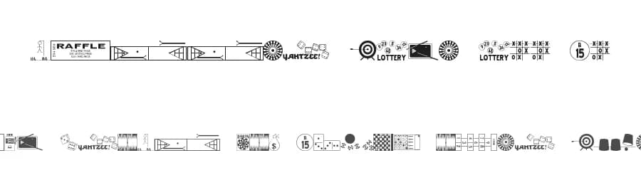 Winner take all JL by Jeff Levine — Dingbats Font