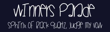 Winners Parade by Des Gomez — Script Handwritten Font — thumbnail 2