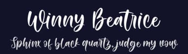 Winny Beatrice by Asd Studio — Script Handwritten Font — thumbnail 2