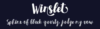Winslet by PutraCetol Studio — Script Handwritten Font — thumbnail 2