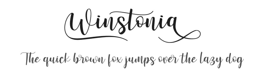 Winstonia by Madatype Studio — Script Handwritten Font