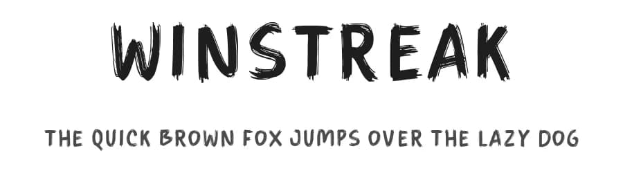 Winstreak by Letterhend Studio — Script Handwritten Font