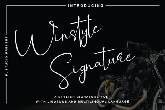 Winstyle Signature Font by R. Studio — Script Handwritten Font