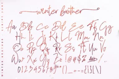 Winter Brother Font by aldedesign — Script Handwritten Font — thumbnail 6