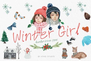Winter Girl Font by atasistudio — Script Handwritten Font — thumbnail 1