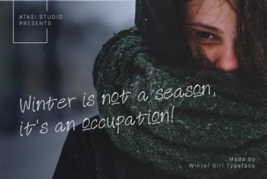 Winter Girl Font by atasistudio — Script Handwritten Font — thumbnail 2